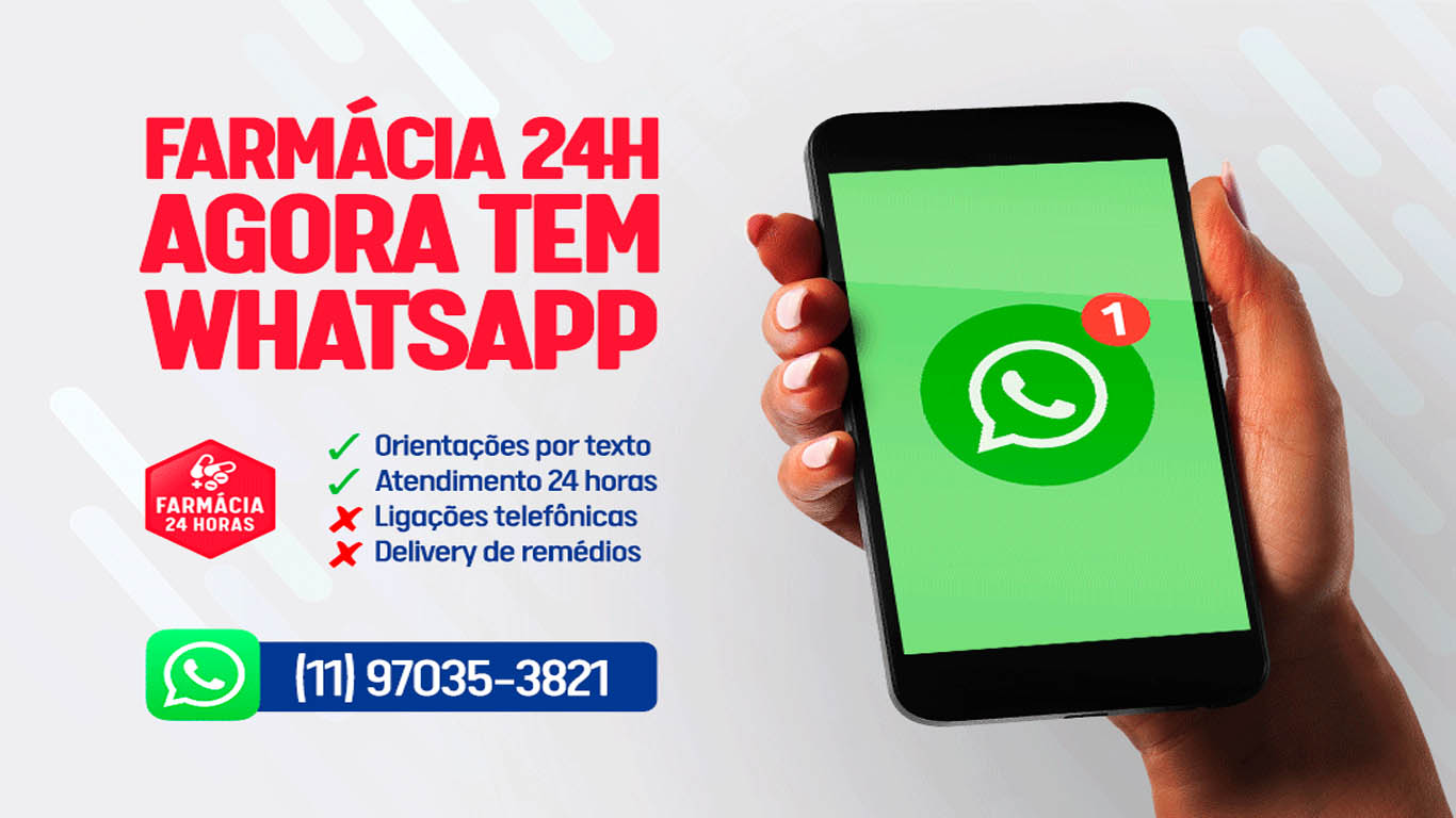 Cajamar implanta atendimento por WhatsApp na Farmácia 24 horas